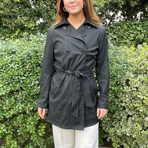 White stag raincoat